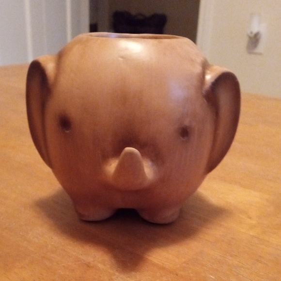 Wooden Elephant Home Accent - Picture 2 of 4